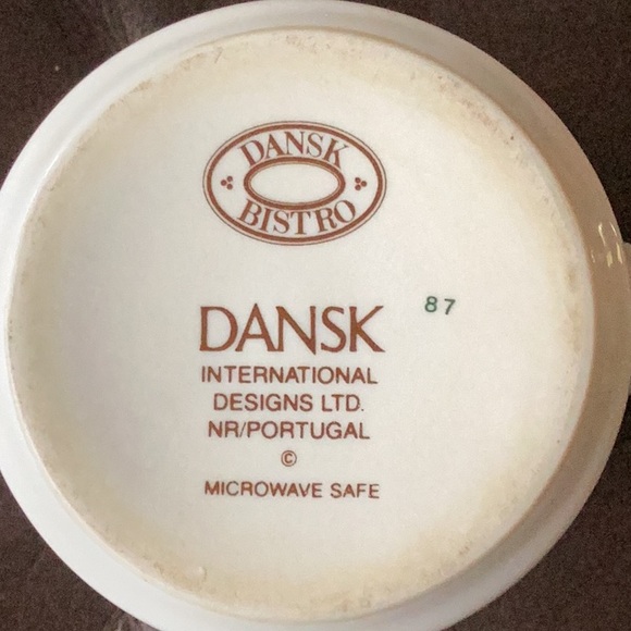 Dansk Bistro Lillihavn Mug Porcelain Coffee Cup Portugal - Picture 4 of 6